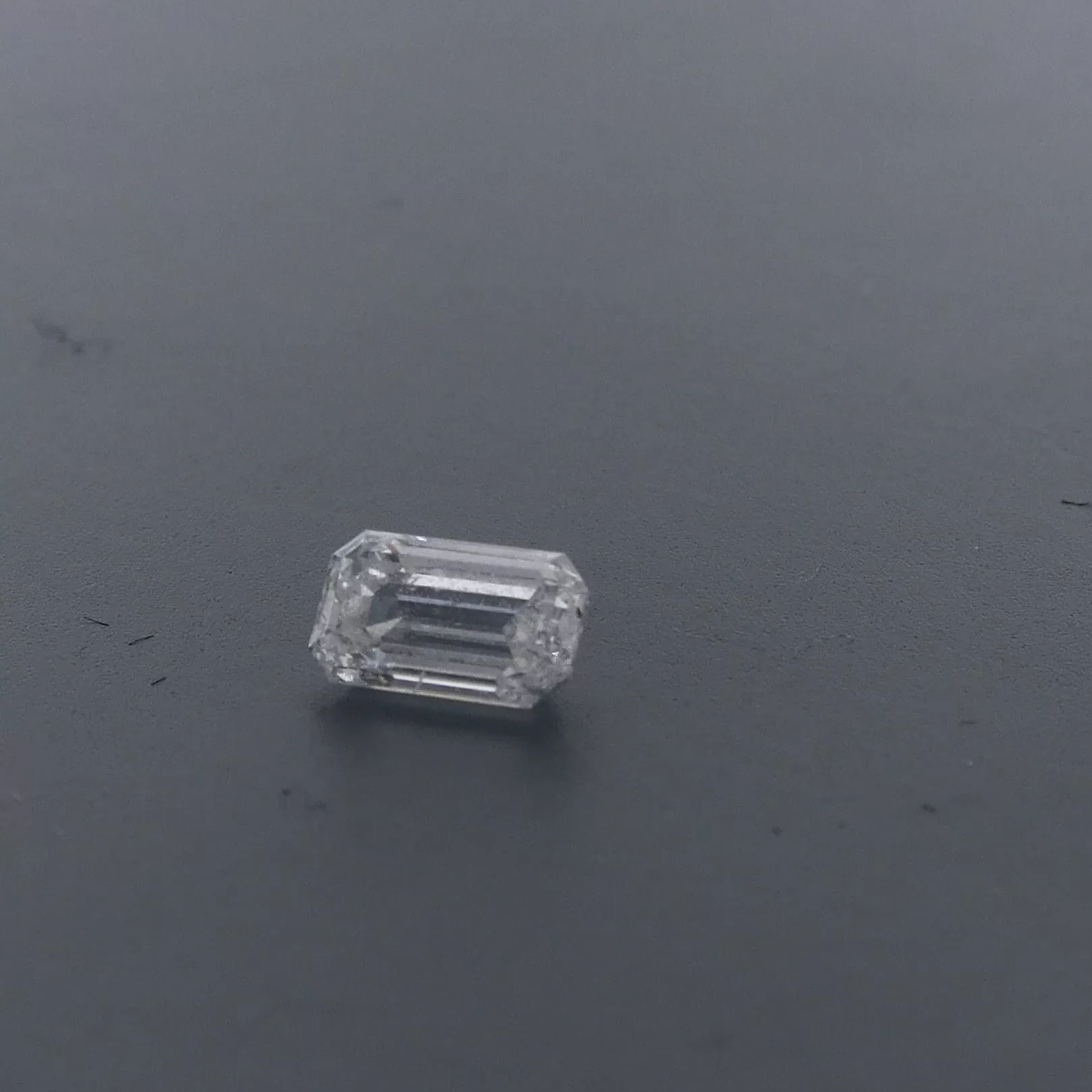 Estate Emerald Cut .70ct ESI2 Diamond with GIA Certification