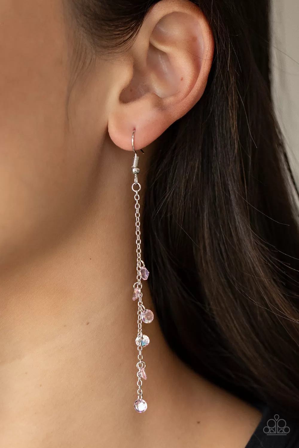 Extended Eloquence - Pink Earring