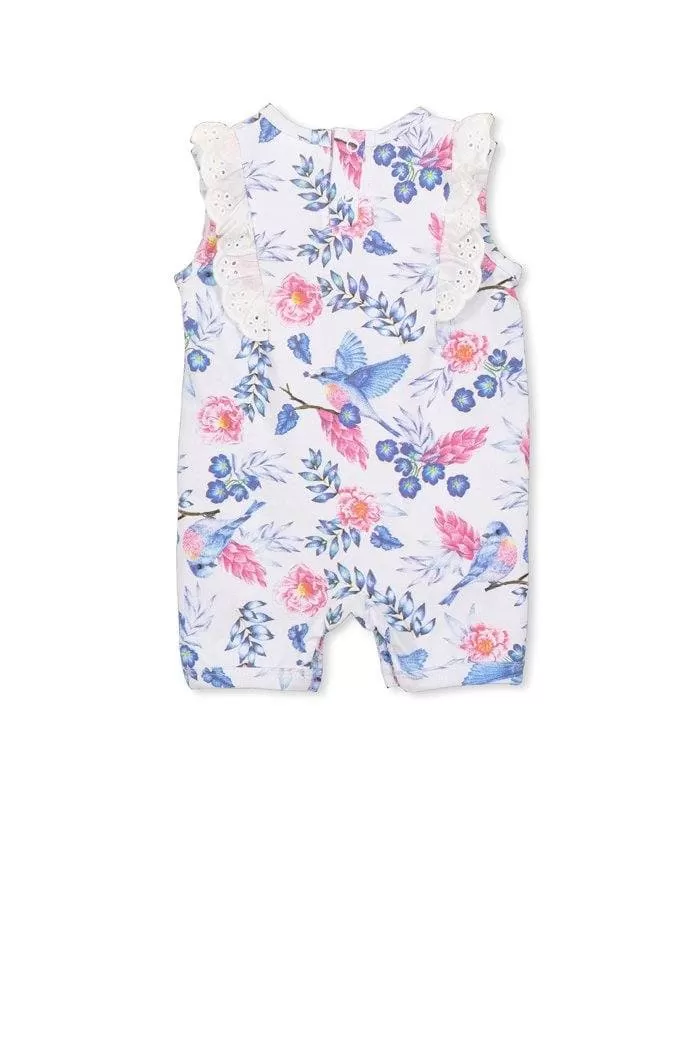 Floral Romper (Milky Baby)