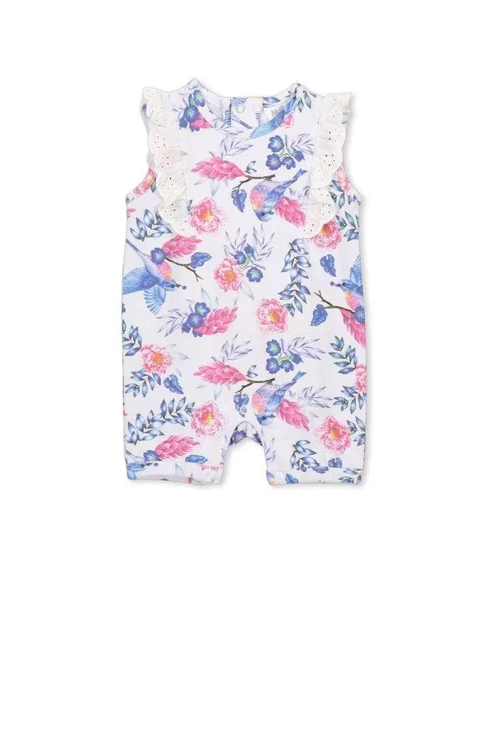 Floral Romper (Milky Baby)