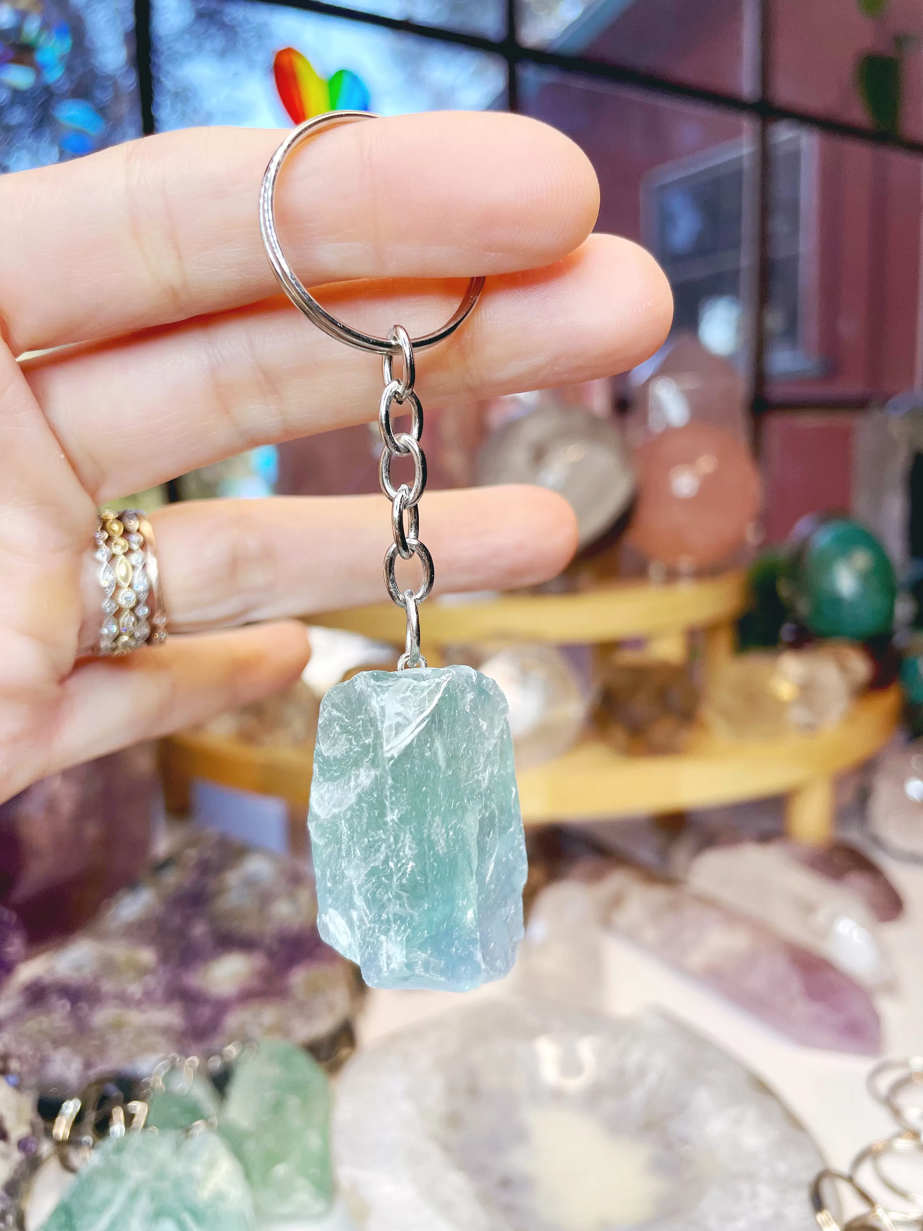 Fluorite Keychain