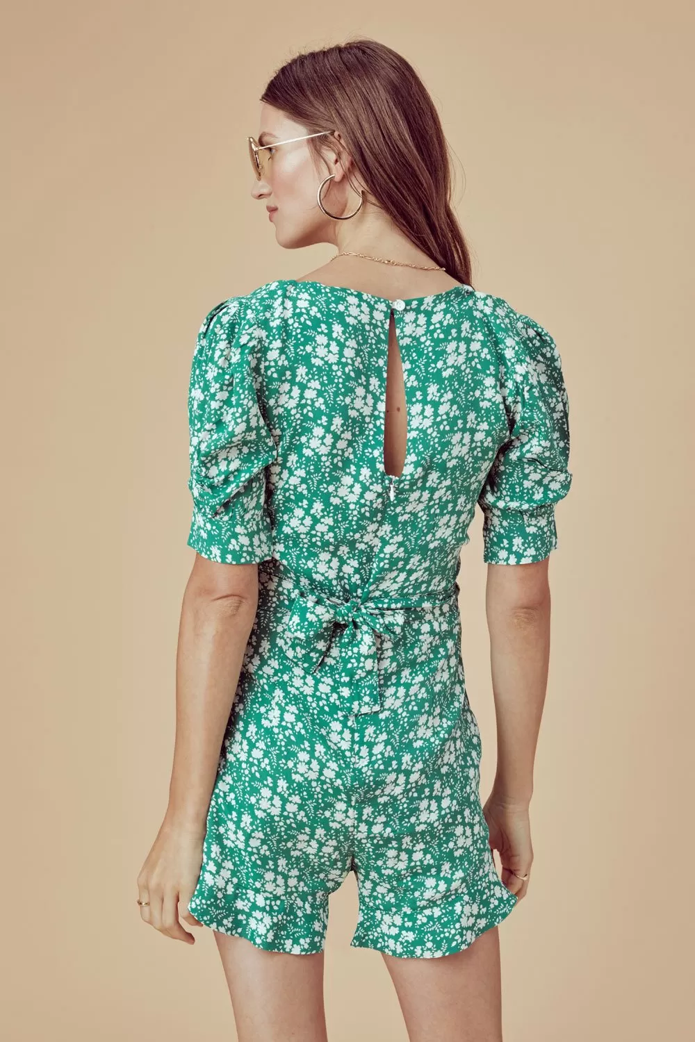 For Love and Lemons Zamira Floral Romper