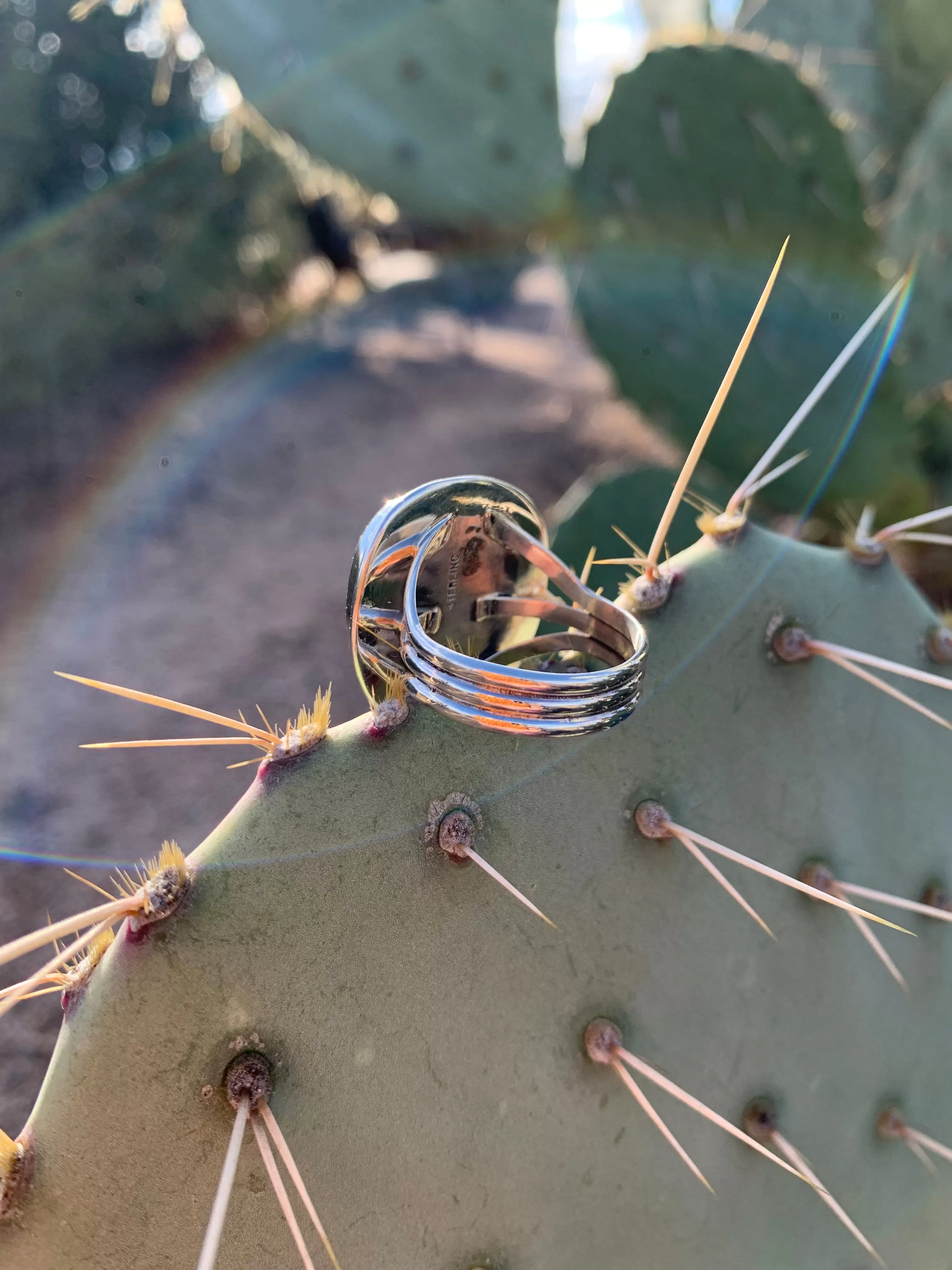 Freeform White Buffalo ring size 9 1/2