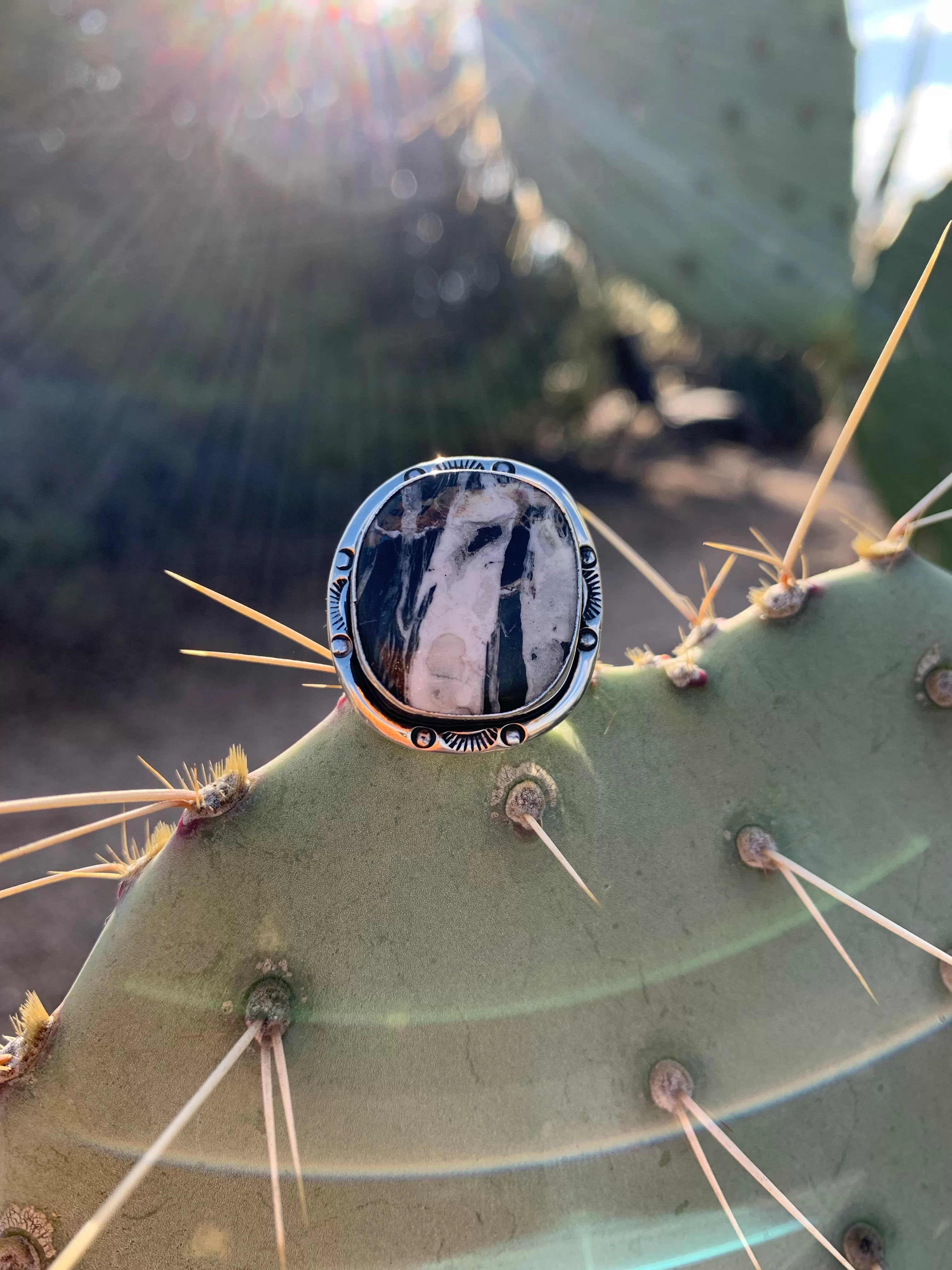 Freeform White Buffalo ring size 9 1/2