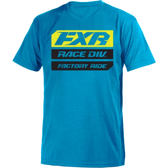 FXR Race Division Tee Blue HiVis