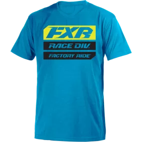 FXR Race Division Tee Blue HiVis