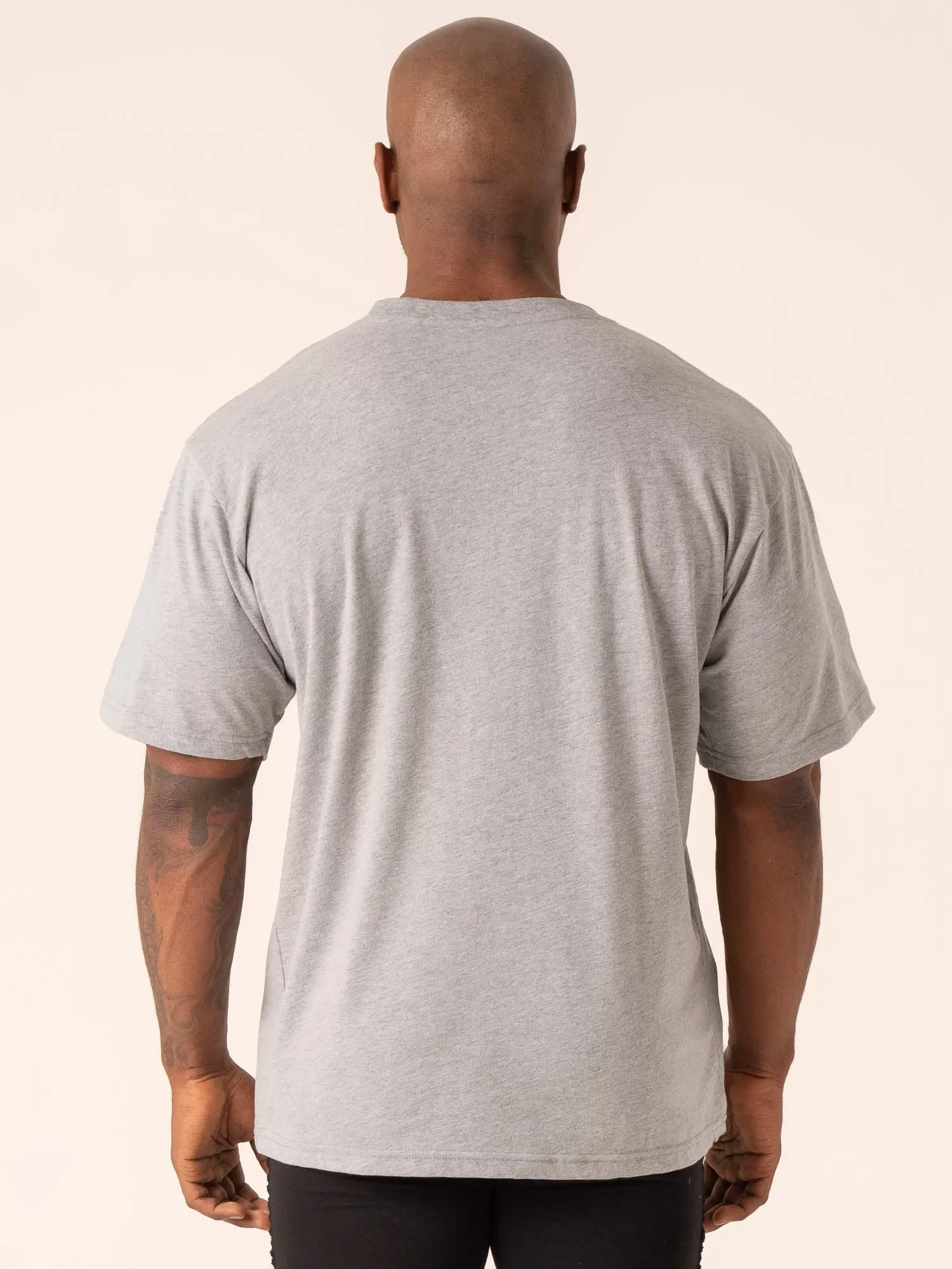 Grit Oversized T-Shirt - Grey Marl