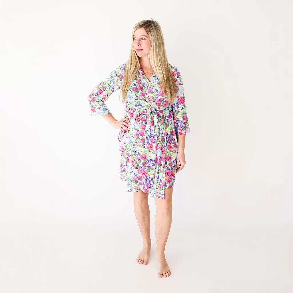 Hadley - Lightweight maternity- friendly robe with pockets