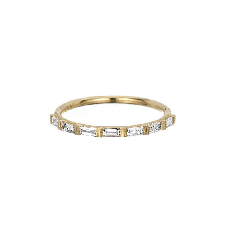 Half Eternity Baguette Ring