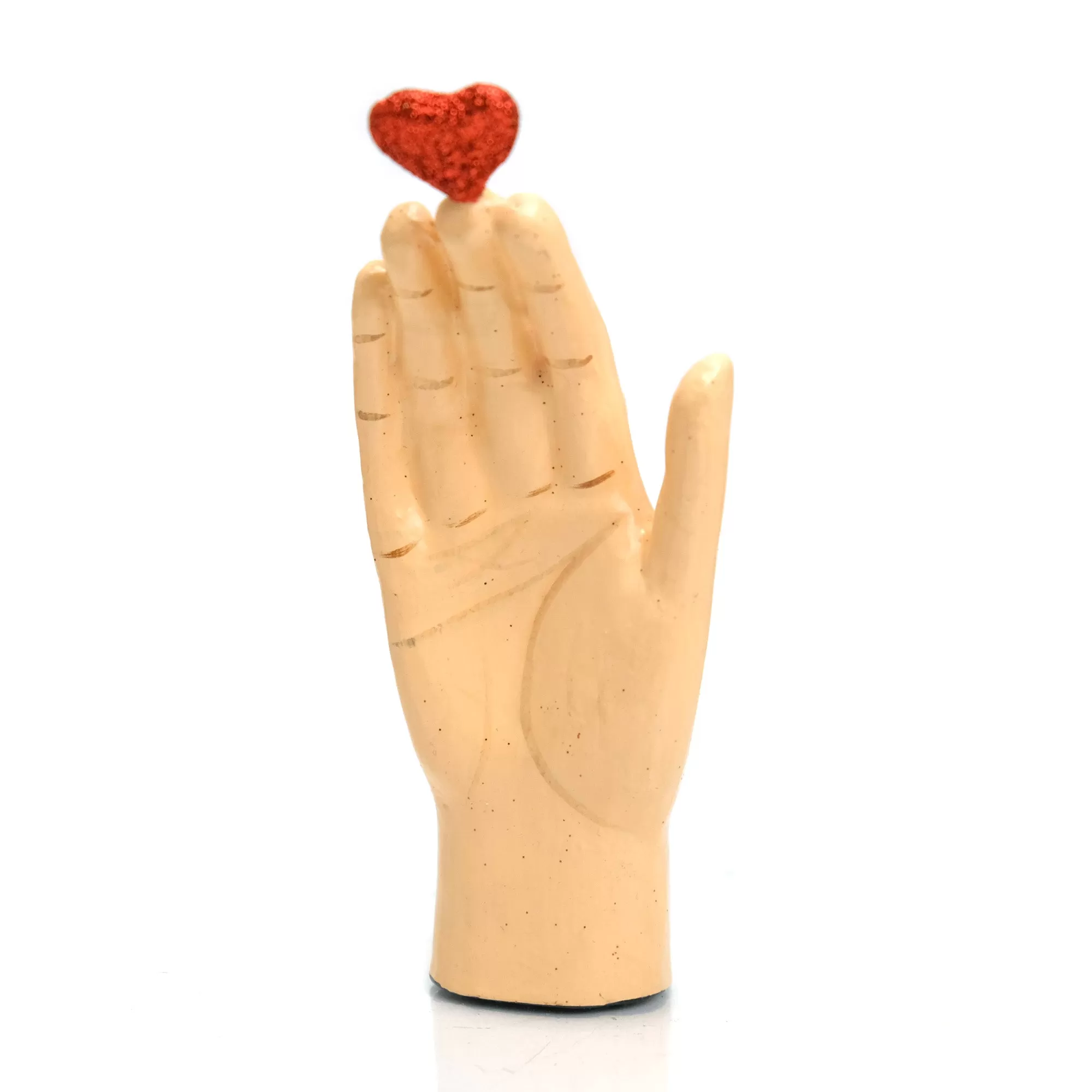 Heart and Hand Ornament