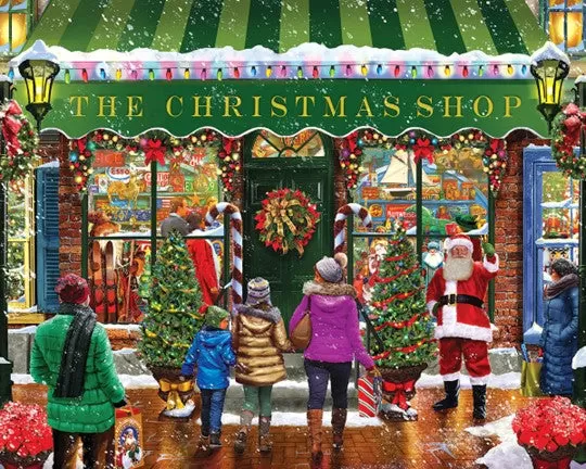 HOLIDAY The Christmas Shop Jigsaw Puzzle - 1000 Piece