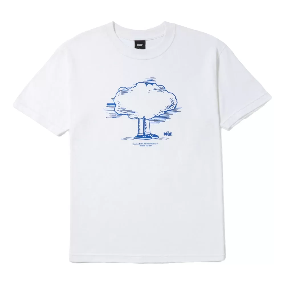 HUF SMOKEY PUFF S/S TEE-WHITE