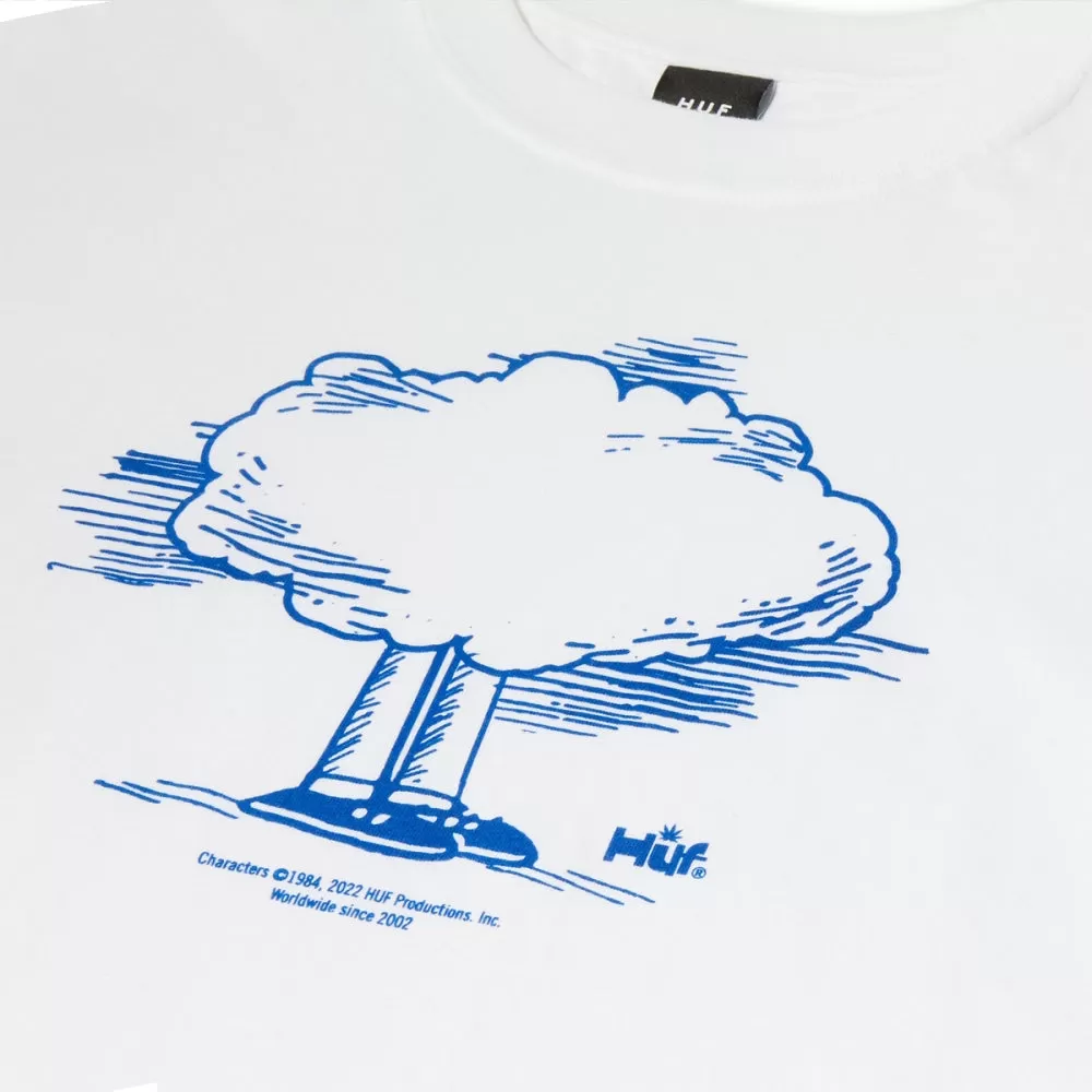 HUF SMOKEY PUFF S/S TEE-WHITE