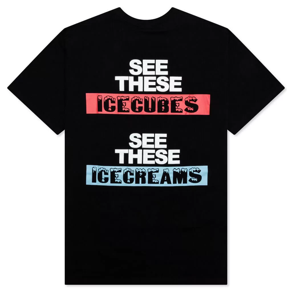 Ice Cubes S/S Tee - Black