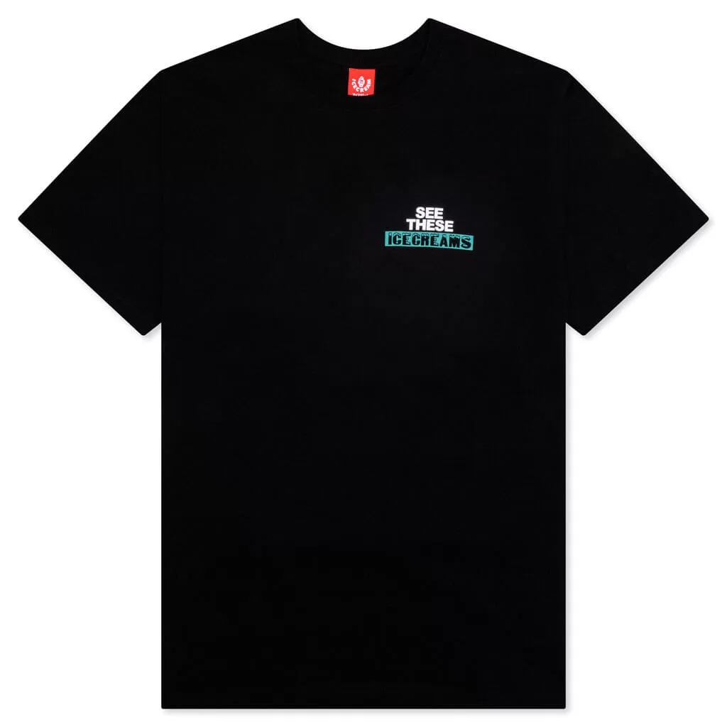 Ice Cubes S/S Tee - Black