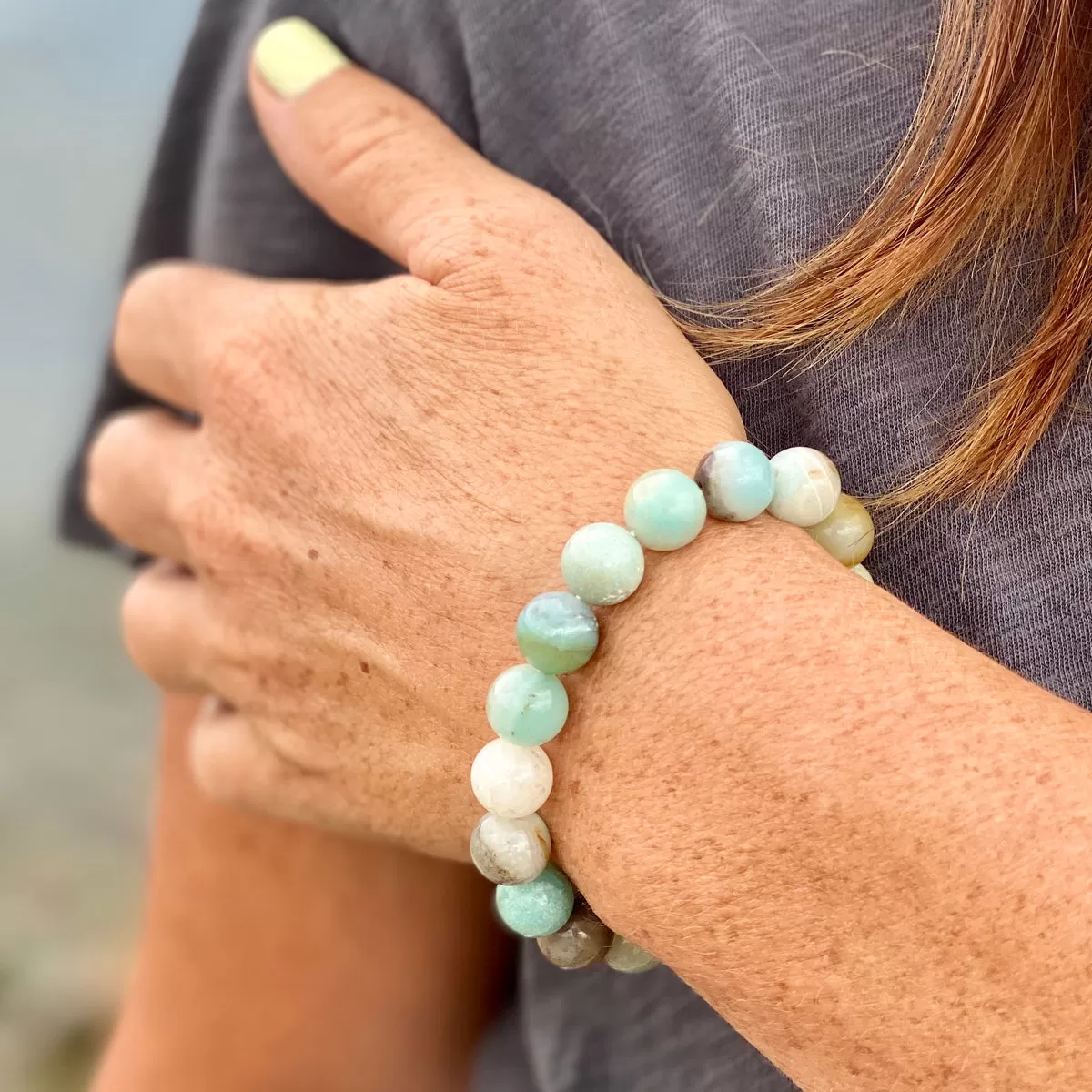 Intuition Infusion: Amazonite and Crystal Jewelry Set