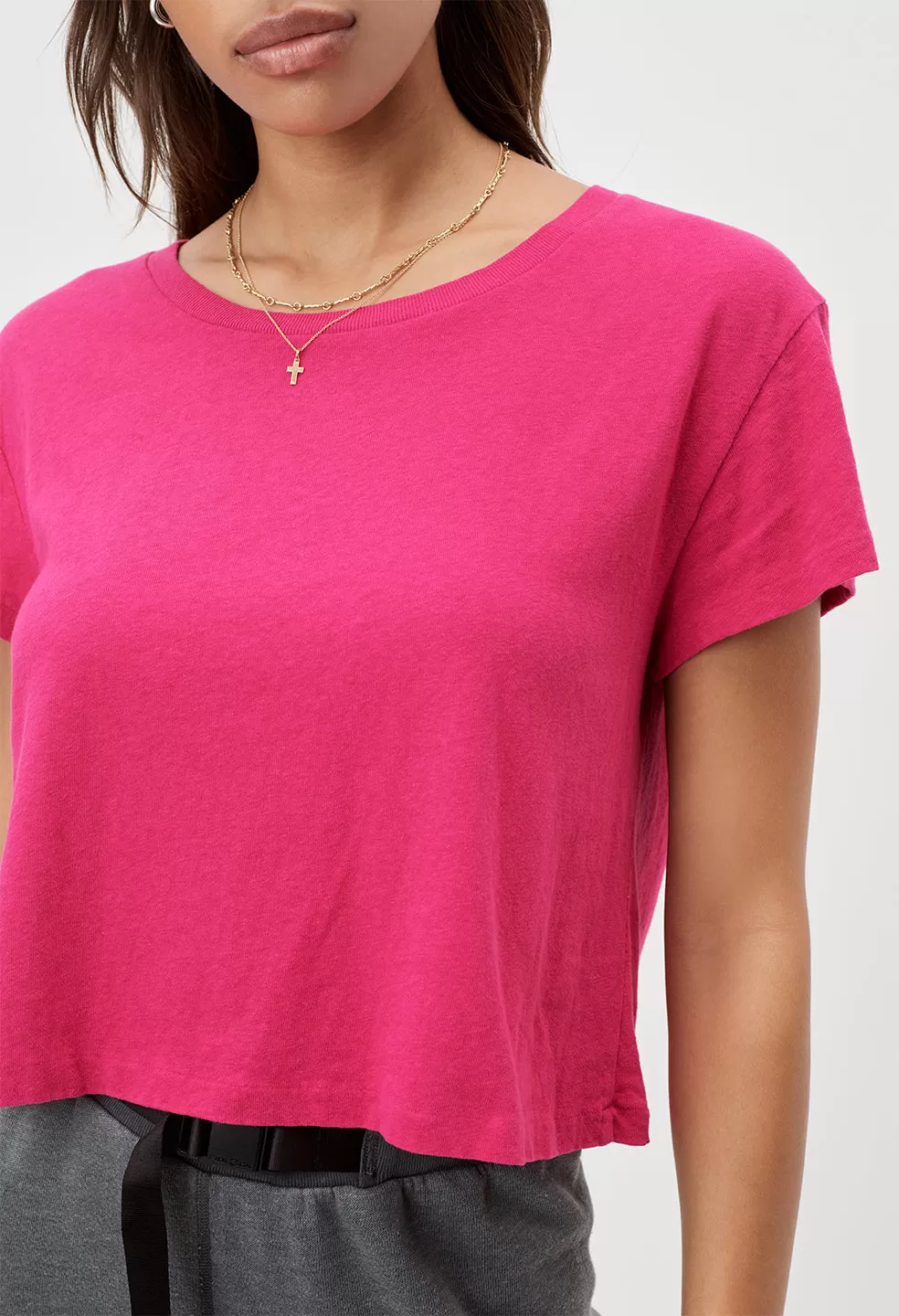 Jersey Cropped Tee / Flare