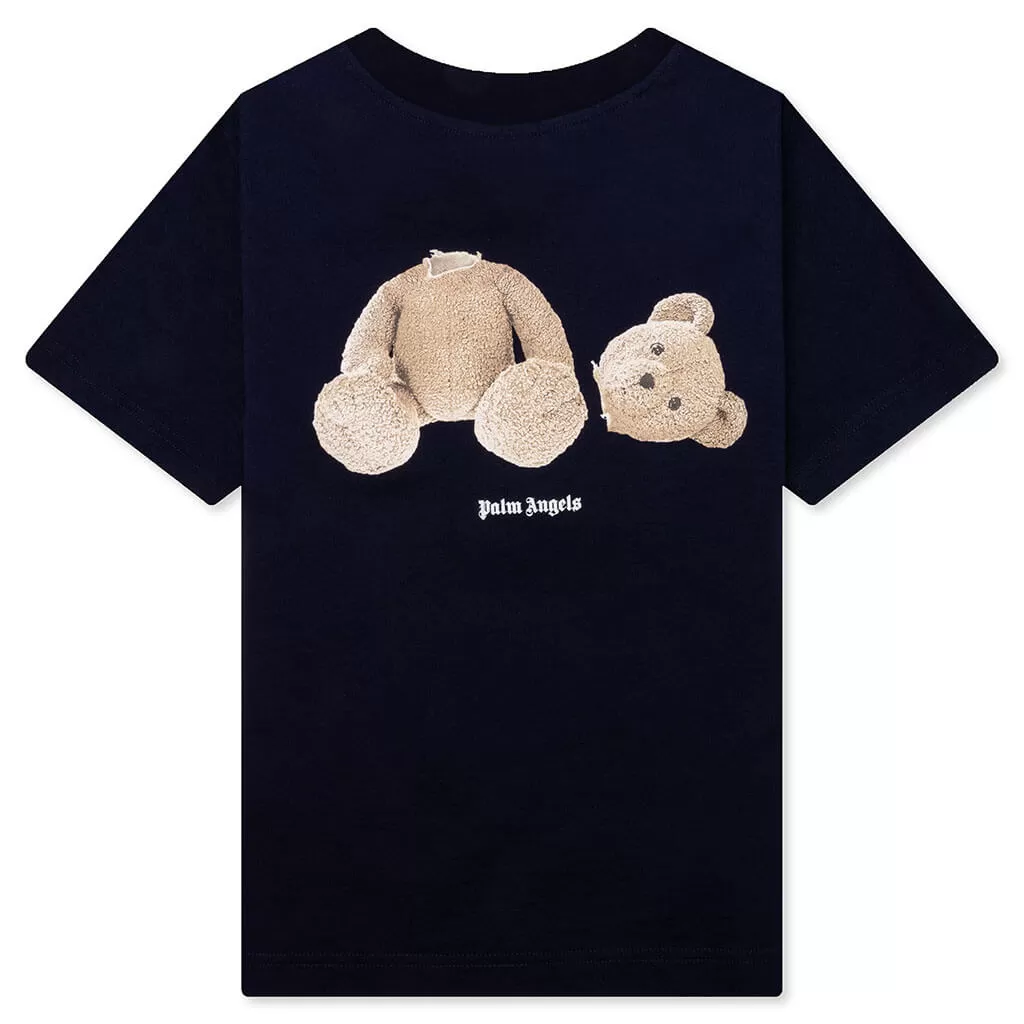 Kid's Bear T-Shirt S/S - Navy/Blue