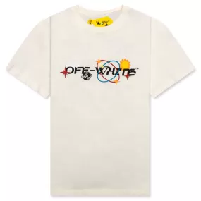 Kids Off Planets S/S Tee - Off White