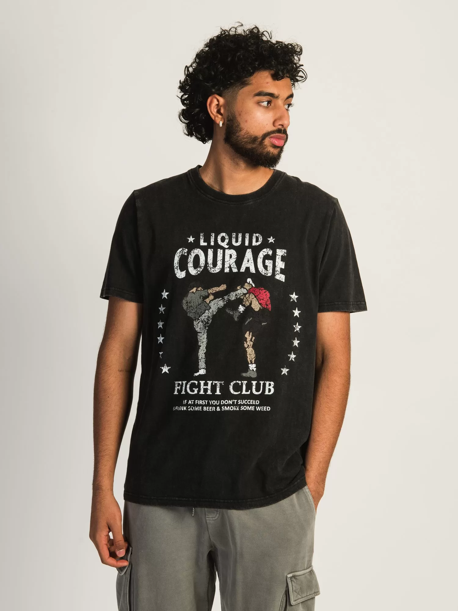 KOLBY ARAMIS SCREEN TEE - LIQUID COURAGE