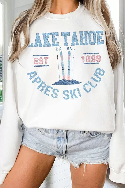 LAKE TAHOE APRES SKI CLUB GRAPHIC SWEATSHIRT