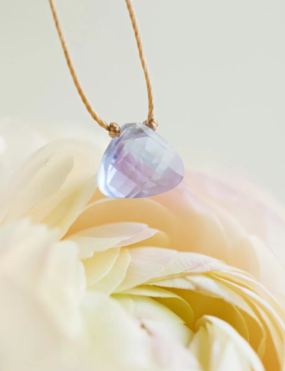 Lavender Crystal Soul Shine Necklace for Celebration