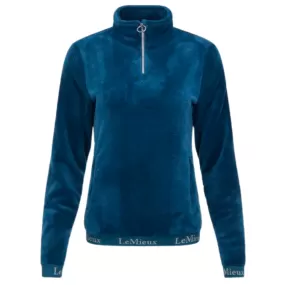 LeMieux 'Liberte Fleece' Pullover in Marine - Women's UK 14 (US 10)