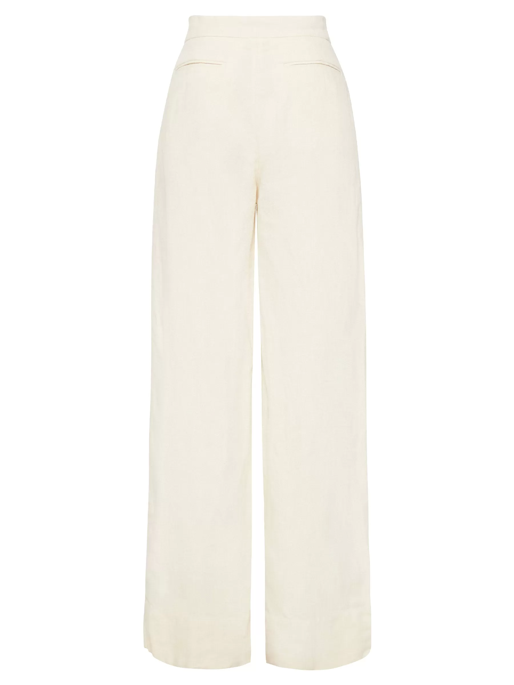 Linen Pleated Detail Trousers