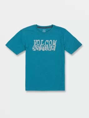 Little Boys Correlator Short Sleeve Tee - Ocean Teal Heather