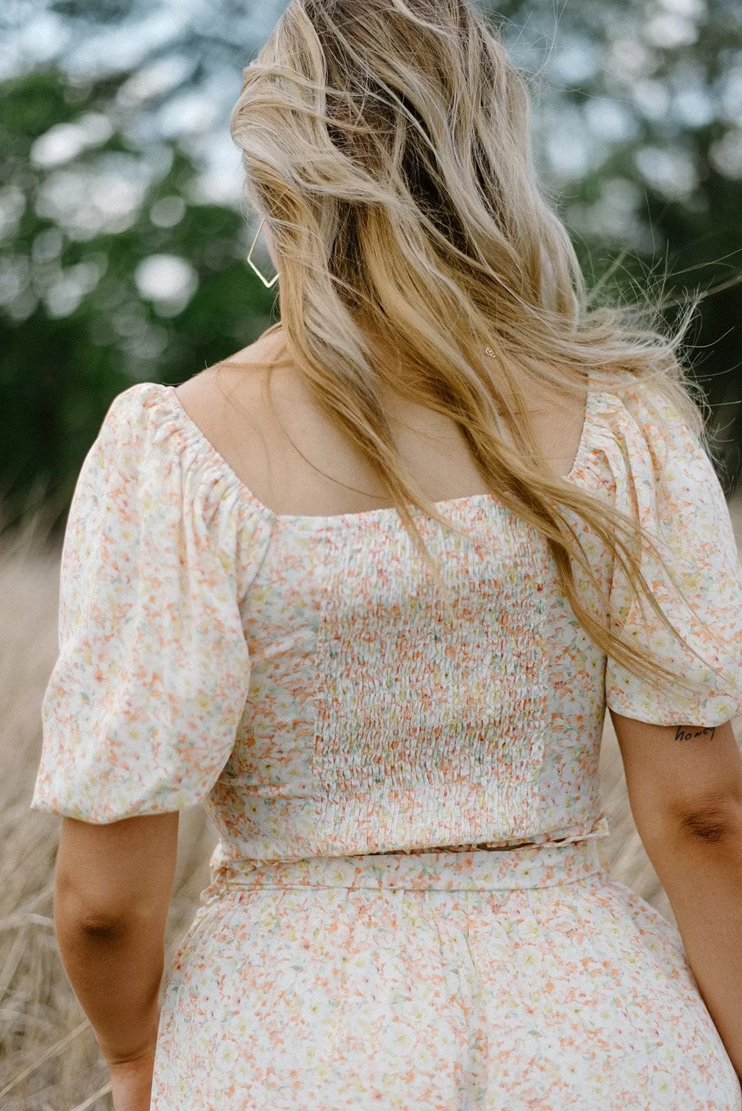 Mango Floral Set Top