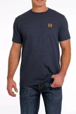 MEN'S CINCH TEE - HEATHER NAVY