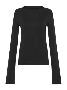 Mies Mock Neck Top