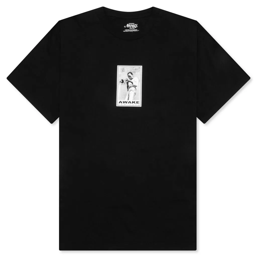 Miles Davis Printed S/S Tee - Black