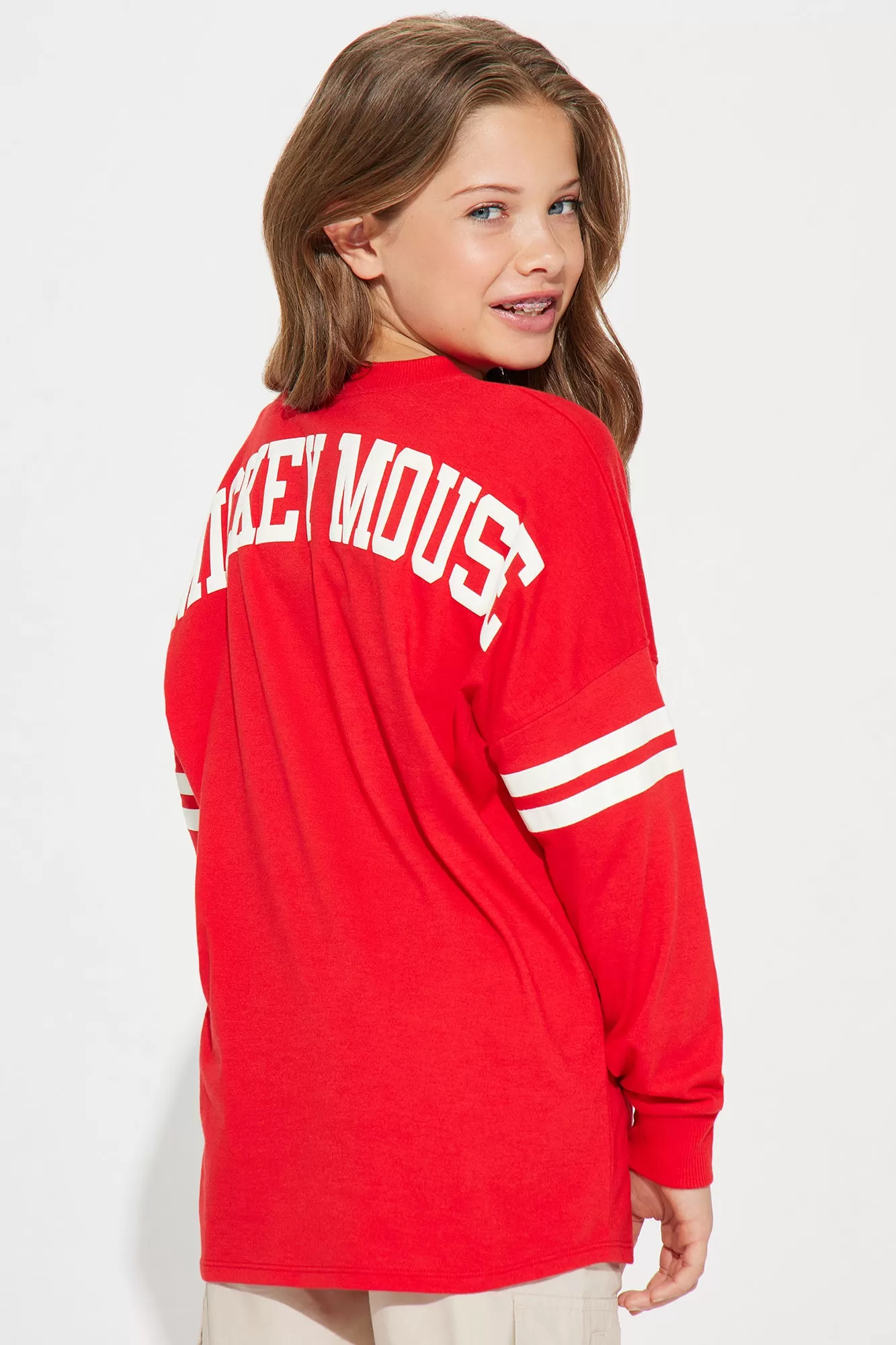 Mini Mickey Mouse Jersey Tee - Red