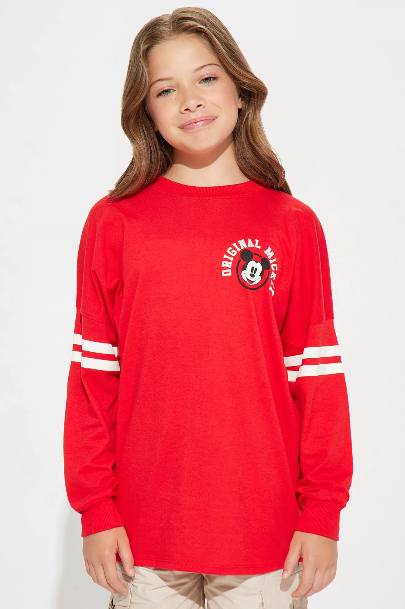 Mini Mickey Mouse Jersey Tee - Red