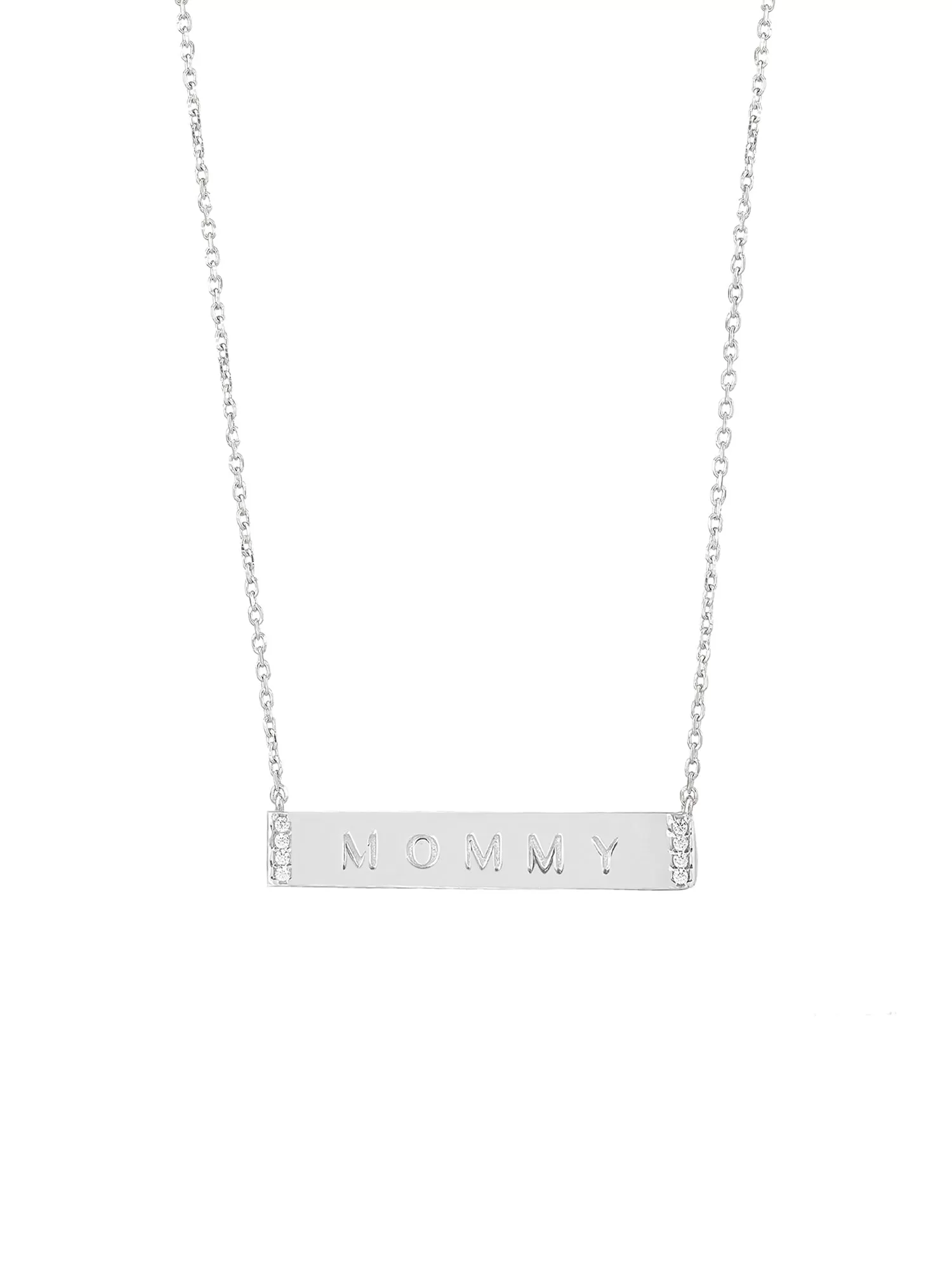 Mommy Pendant Necklace In Pure Silver For Women