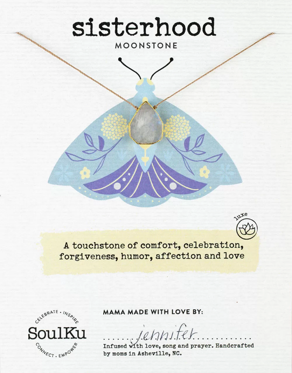 Moonstone Alchemy Necklace for Sisterhood