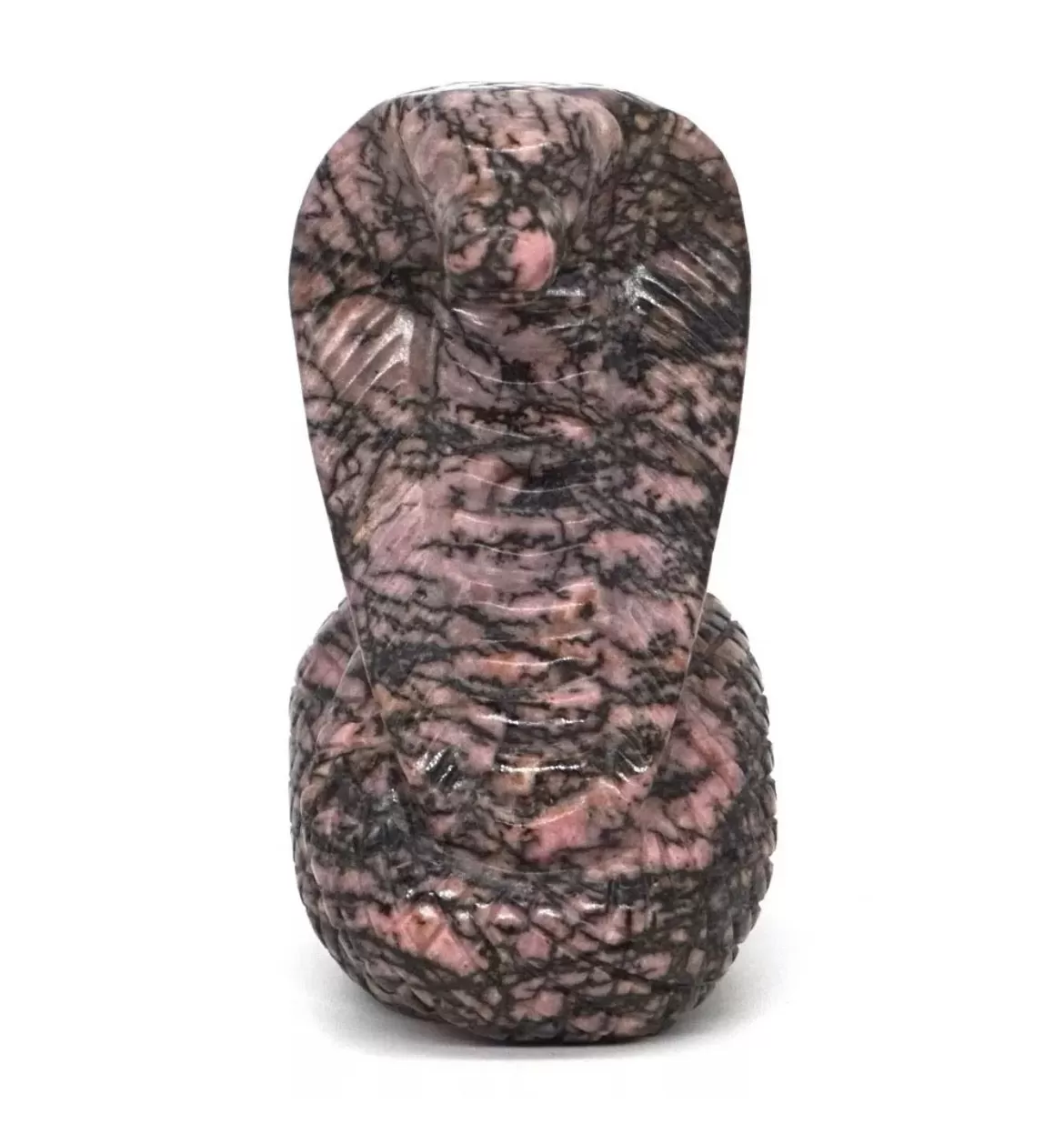 Natural Rhodonite Cobra