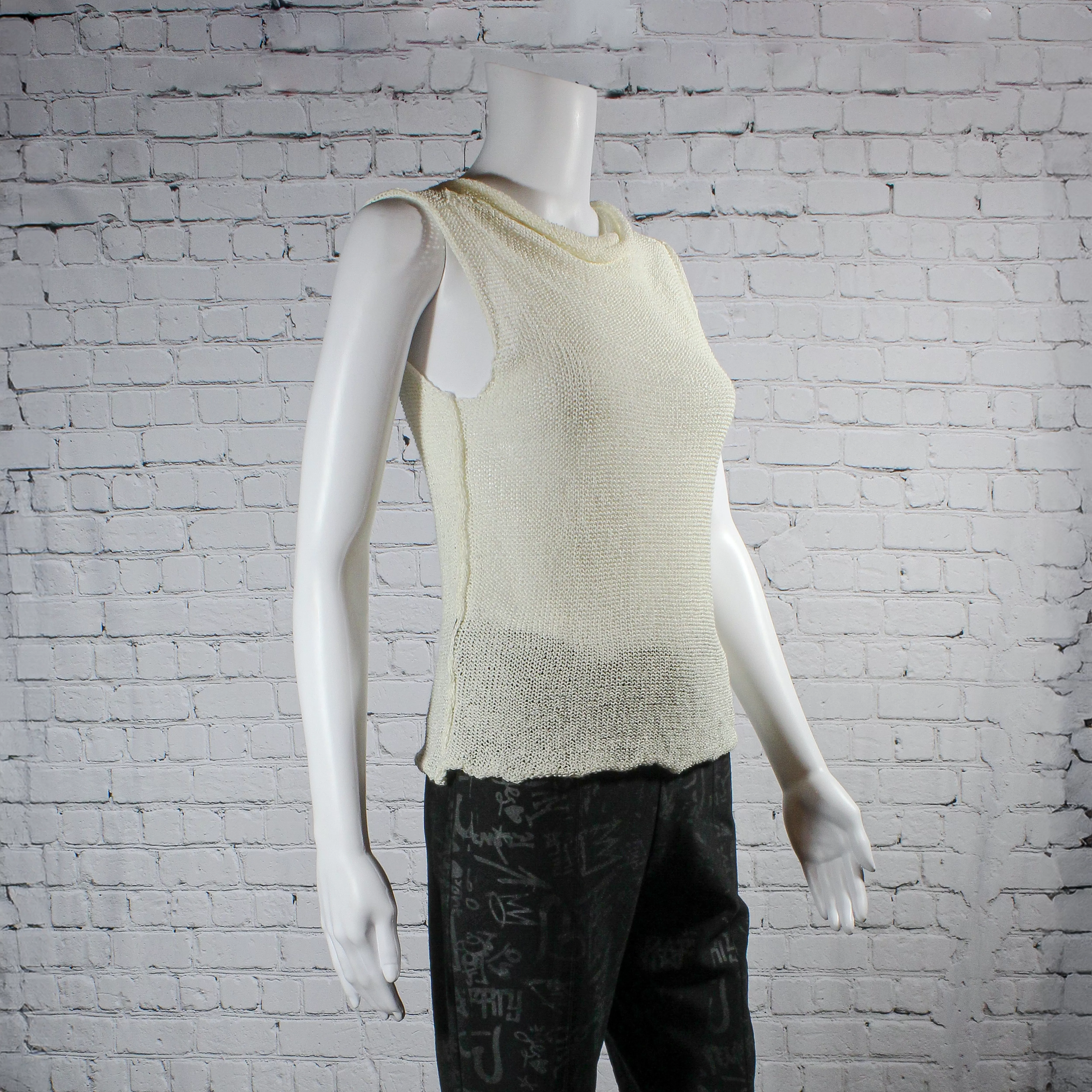 NEW! Slub Tank Top in Raffia by Paper Temples