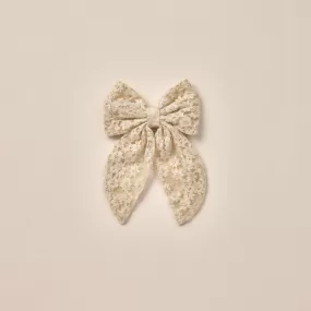 Noralee Oversized Bow in Champagne