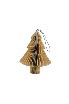 Nordic Rooms - Christmas Ornament - Paper Tree - 10cm - Flaxseed