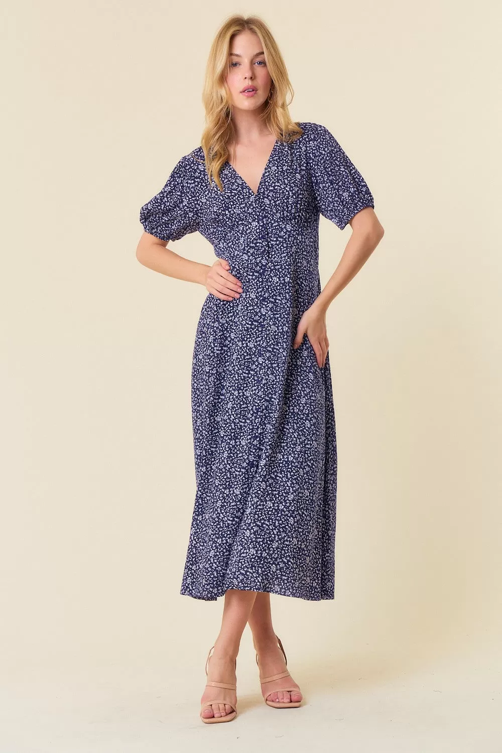 Oaklynn Ditsy Print Dress