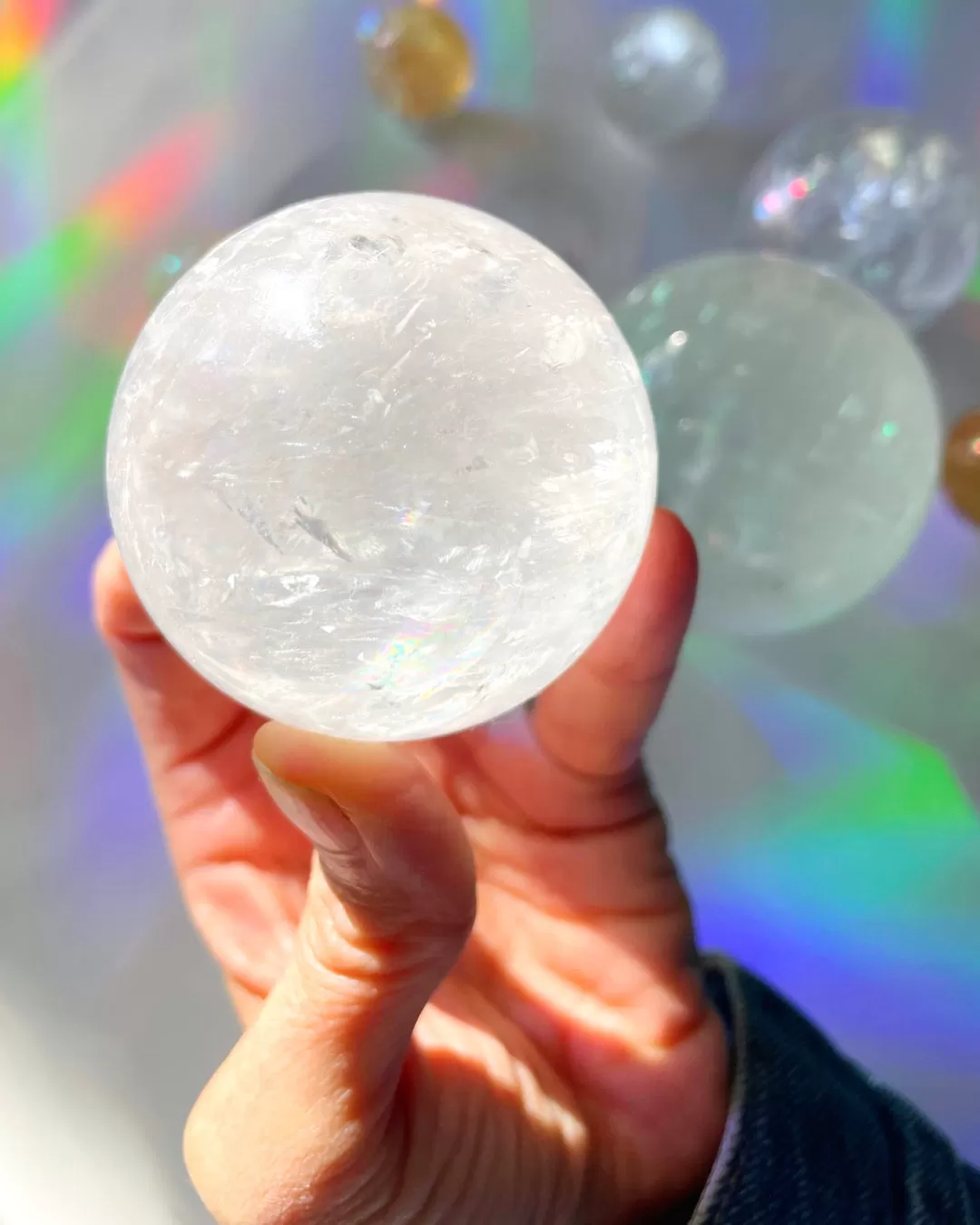 Optic Calcite Sphere AA