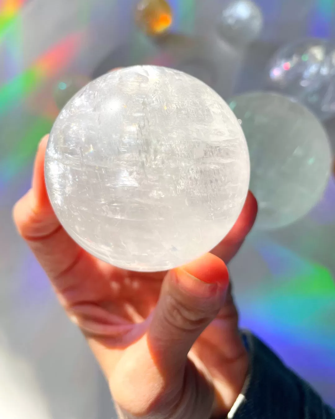 Optic Calcite Sphere AA