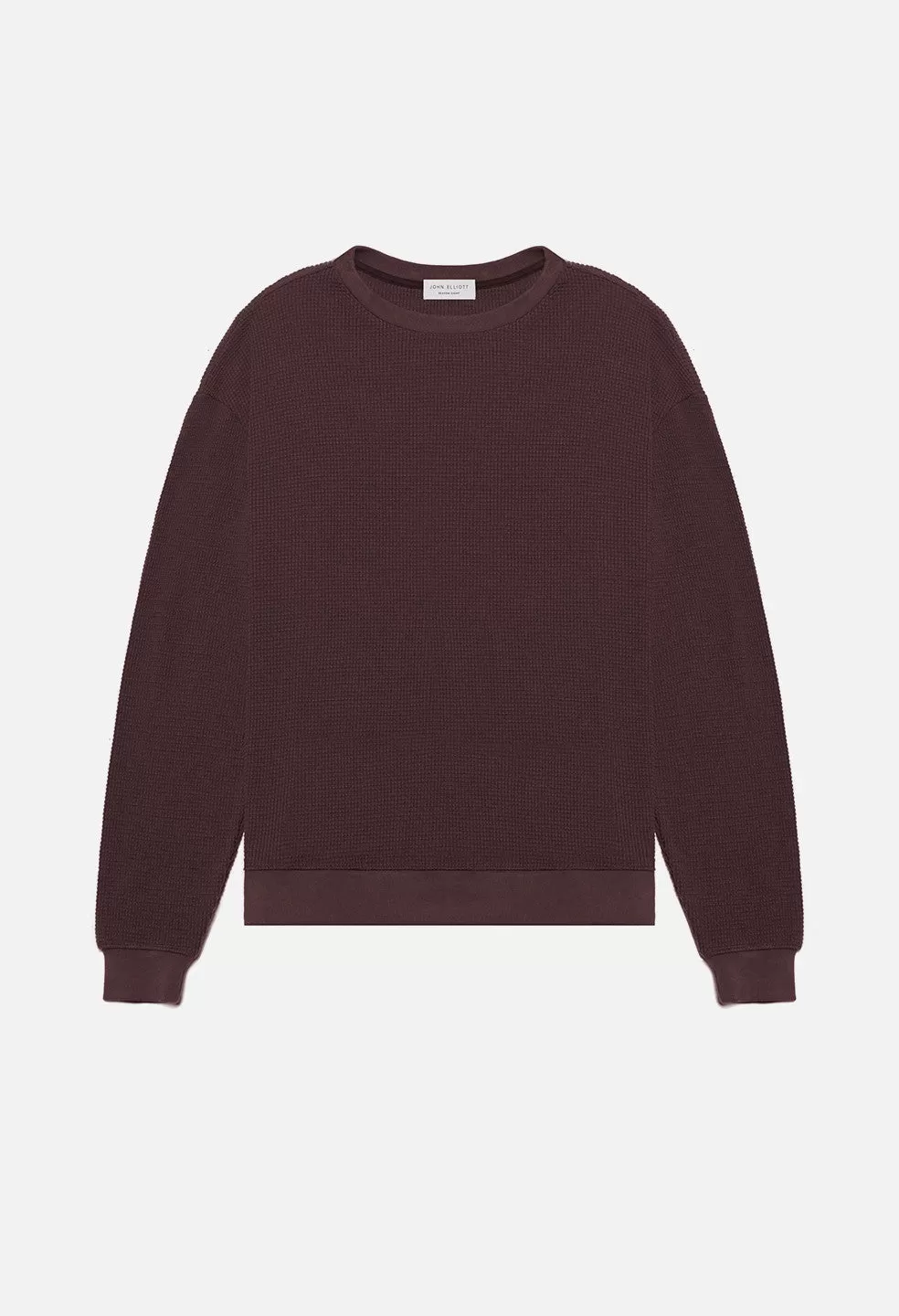 Oversized Thermal Crew / Maroon