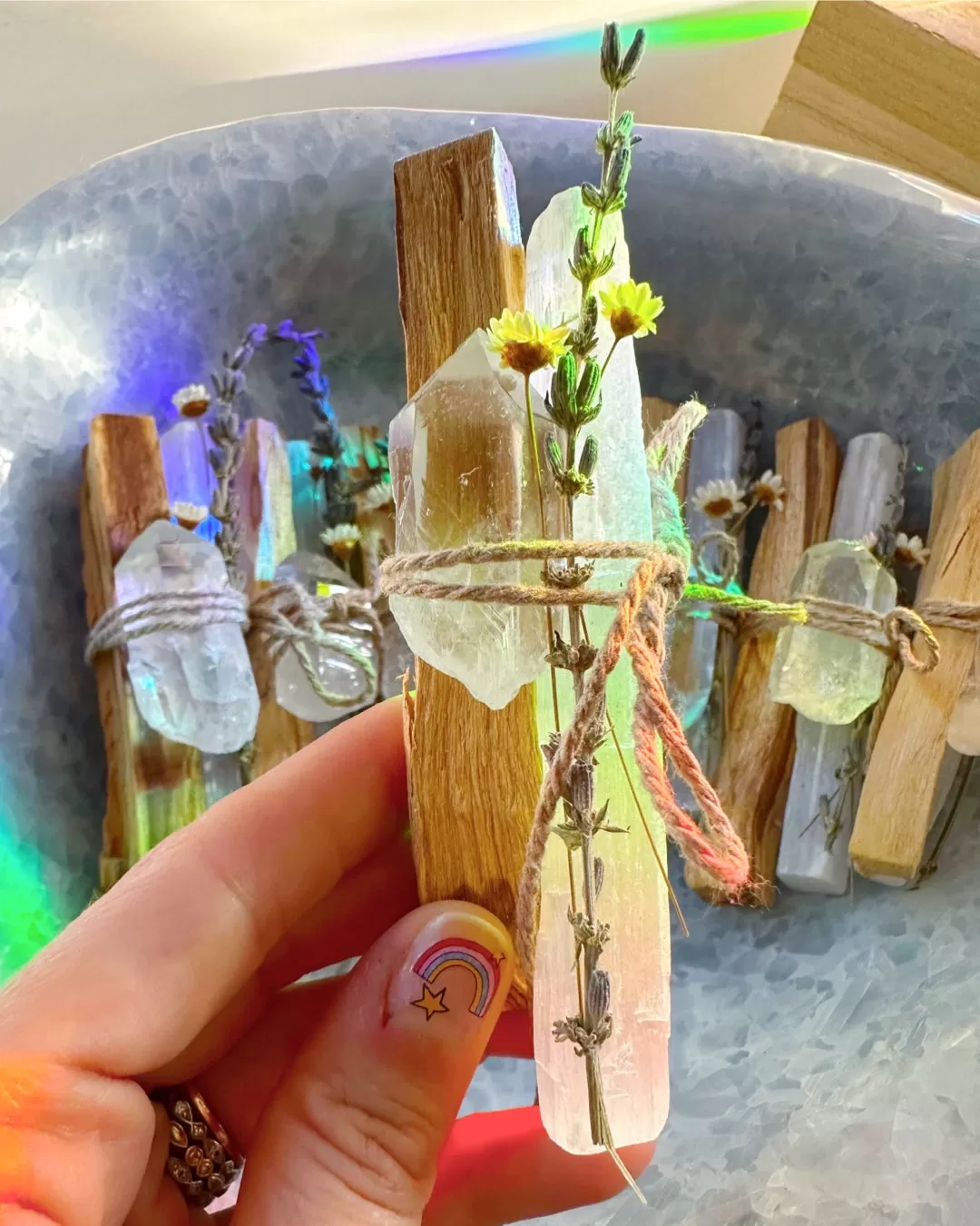 Palo Santo, Quartz & Selenite Bundle