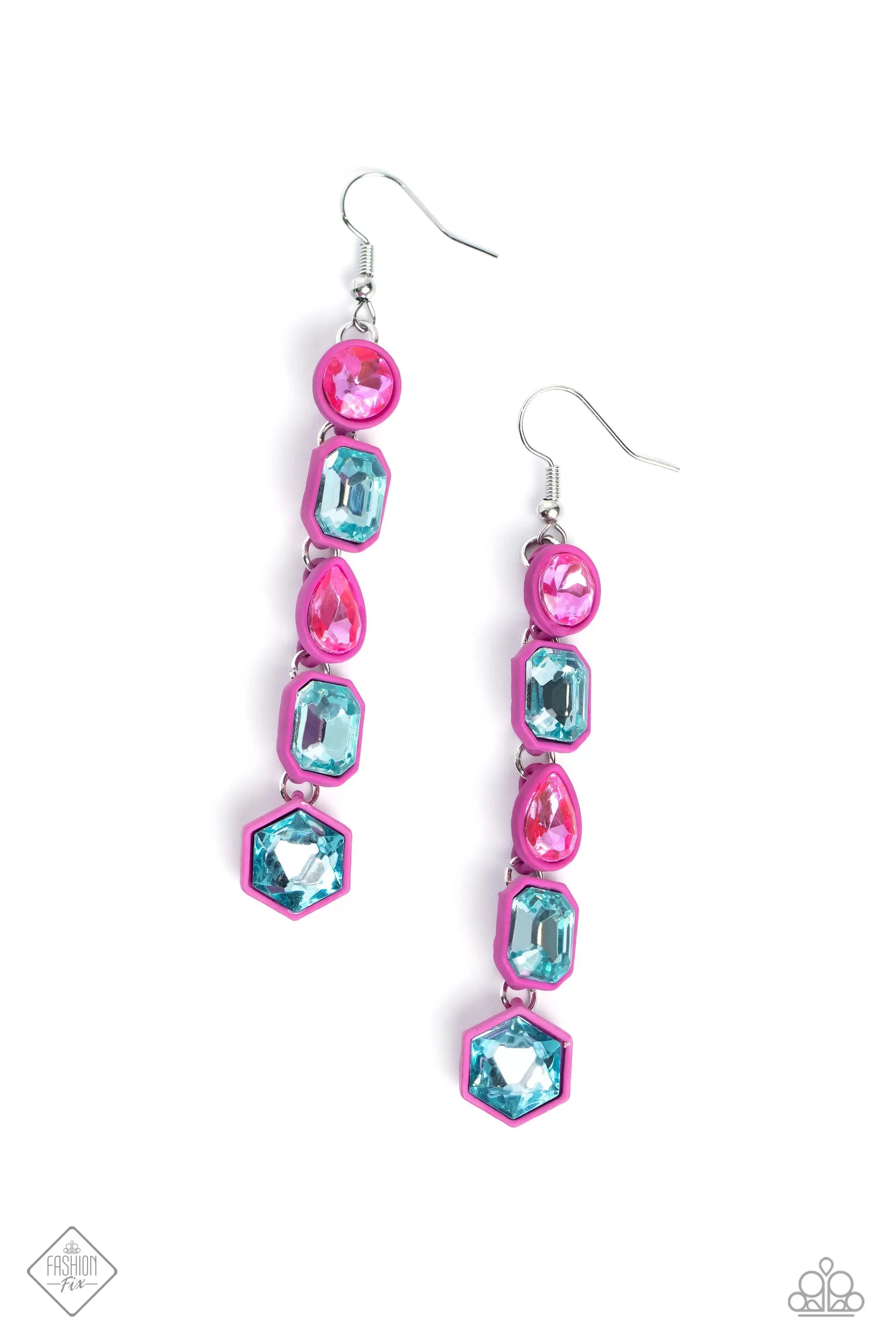 Paparazzi Developing Dignity Pink Earrings