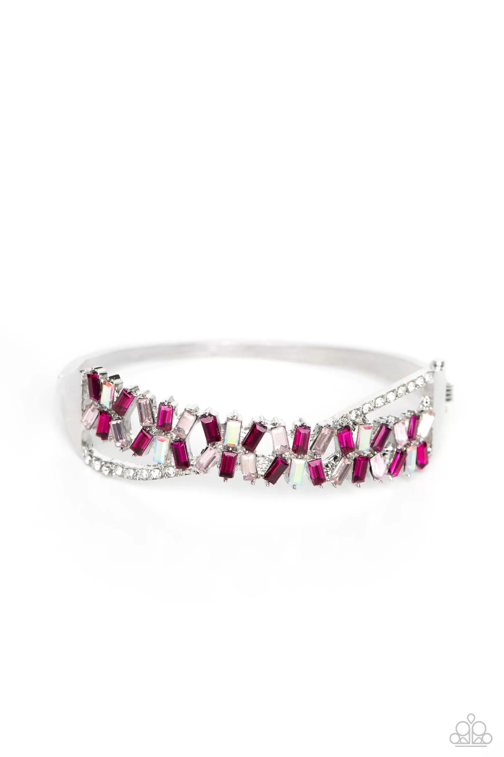 Paparazzi Timeless Trifecta Pink Bracelet