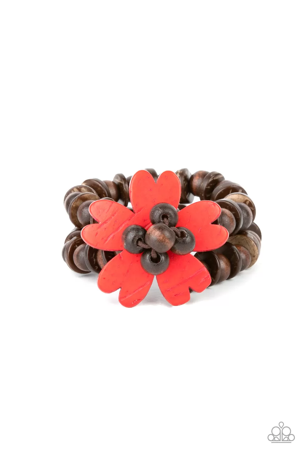 Paparazzi Tropical Flavor - Red Bracelet