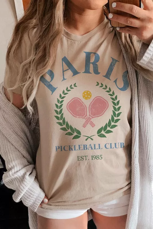 PARIS PICKLEBALL CLUB GRAPHIC TEE